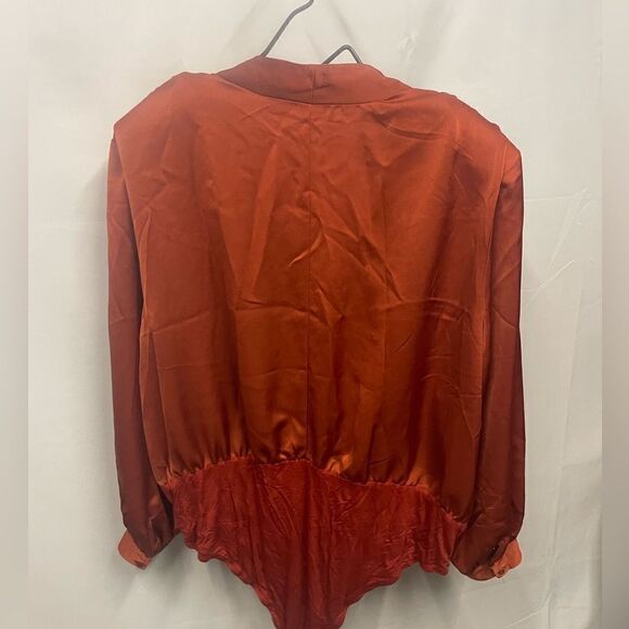 Eloquii Strong Shoulder Long Sleeve Bodysuit NWT - Picture 8 of 8